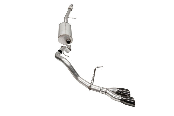 CORSA Performance Cat-Back Exhaust for 2021-2025 Chevrolet Suburban 5.3L 4WD - 3in Single Side with 4in Black PVD Tip