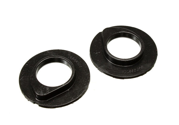 Energy Suspension Front Coil Spring Isolator Set for Ford F-150/Bronco 1990-1996 - Black