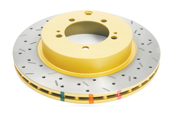 DBA 4000 Series Rear Drilled & Slotted Rotor for Mitsubishi Lancer Evo 8/9 (03-05)