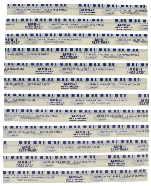 Clevite Blue Plastigage - 12 Pack for Oil Clearance Measurement