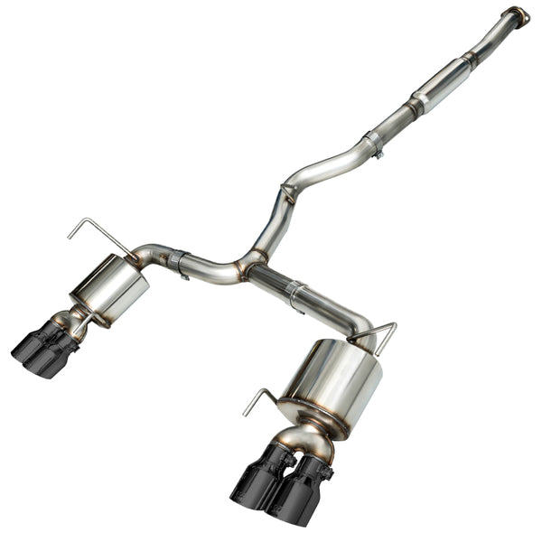 AWE Tuning Touring Edition Catback Exhaust for Subaru WRX VA Sedan 2015+ - 102mm Diamond Black Tips