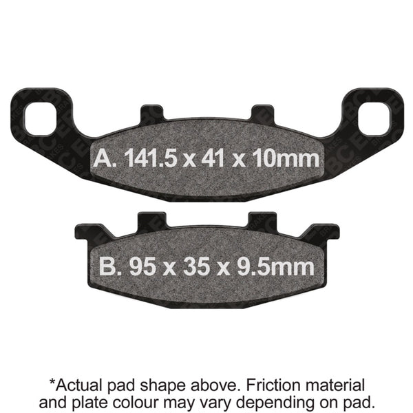 EBC 88-07 Kawasaki EX 250 Ninja Front Left/Right Sintered HH Brake Pads