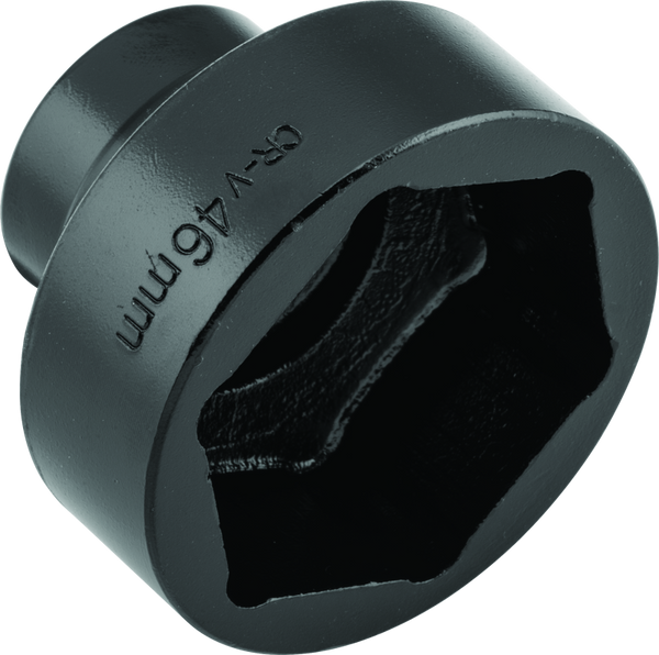 BikeMaster 46mm Fork Cap Nut Socket Tool (1/2" Drive / 1" Wrench Compatible)