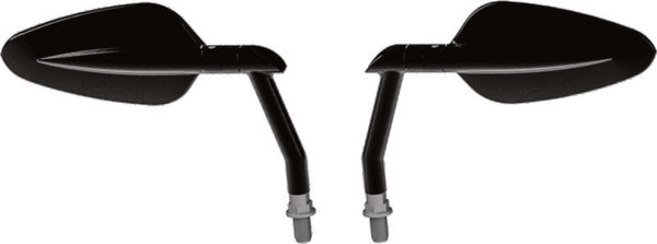 Burly Brand Radar Adjustable Mirror Set - Black