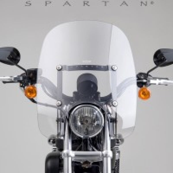 National Cycle 88-22 Harley-Davidson XL 39 mm. Spartan Windshield 17 in. Narrow-Clear