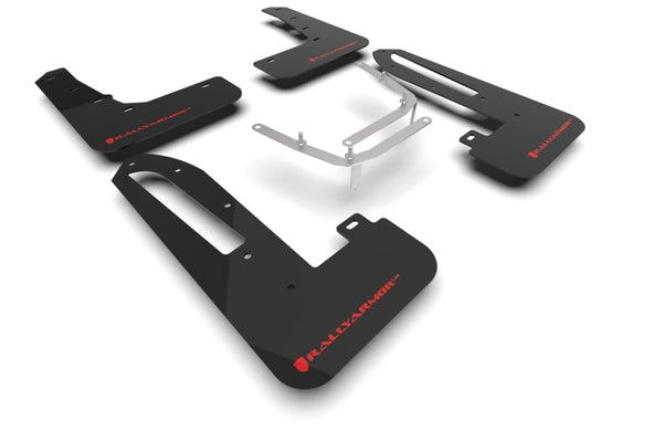 Rally Armor 23-26 Honda Civic Type R Black Mud Flap Red Logo