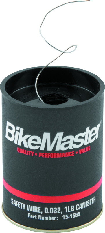BikeMaster Stainless Steel Safety Wire Can 1lb 0.032in