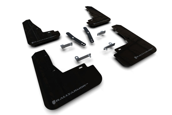 Rally Armor 22-25 Kia EV6 Black UR Mud Flap Dark Grey Logo