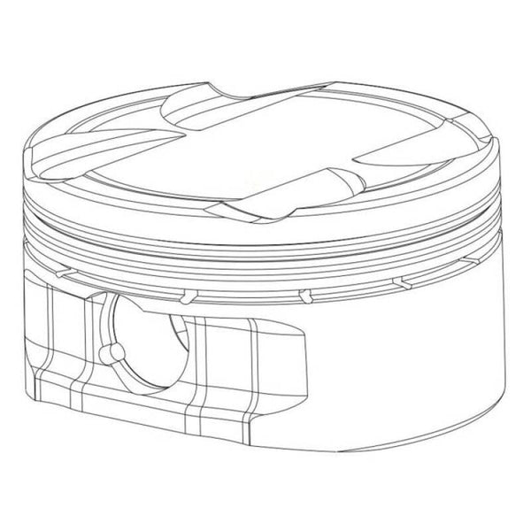 CP Pistons Ring Set - 1.0mm Top, 1.2mm 2nd, 2.8mm Oil Ring, 3.051in Bore