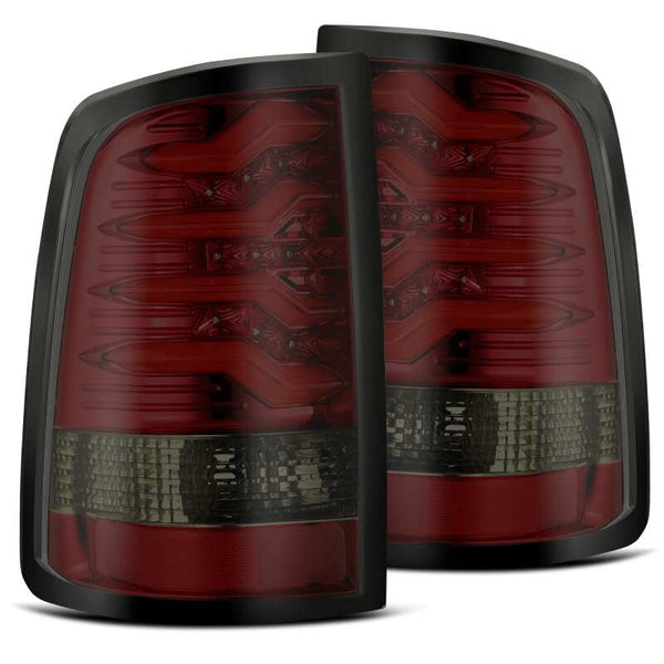 AlphaRex PRO-Series LED Tail Lights Red Smoke 2009-2018 Dodge Ram 1500