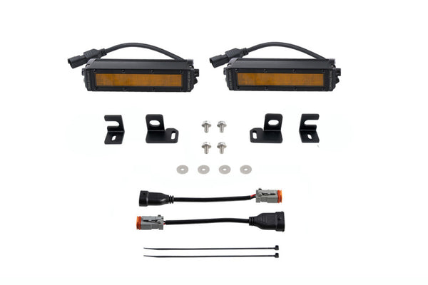 Diode Dynamics 2024+ Toyota Tacoma SS6 Amber LED Fog Light Kit