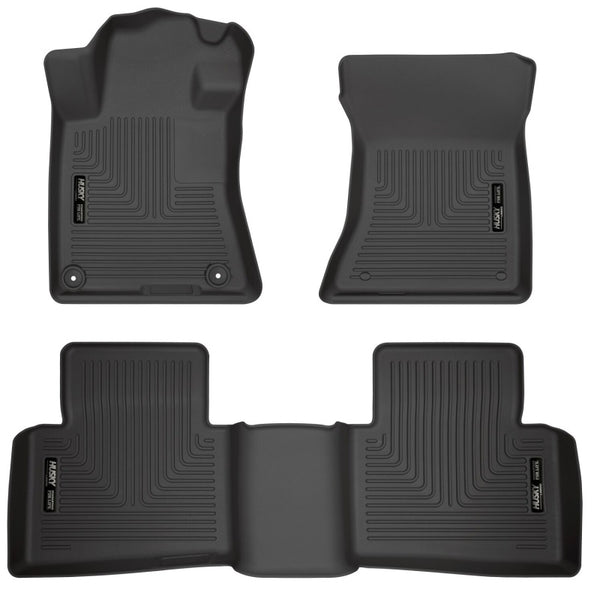 Husky Liners WeatherBeater Black Floor Liner for 2019-2023 Nissan Altima - Front & Second Seat
