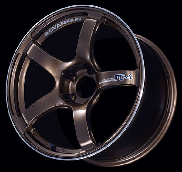 Advan TC4 17x8.5 +31 5x114.3 Umber Bronze Metallic and Ring Wheel