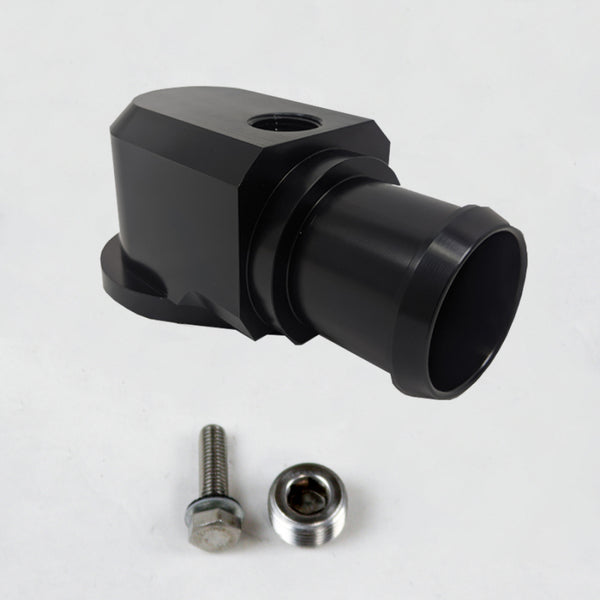 Granatelli Billet Thermostat Housing for 2018-2021 Jeep Grand Cherokee Trackhawk - Black Powdercoat