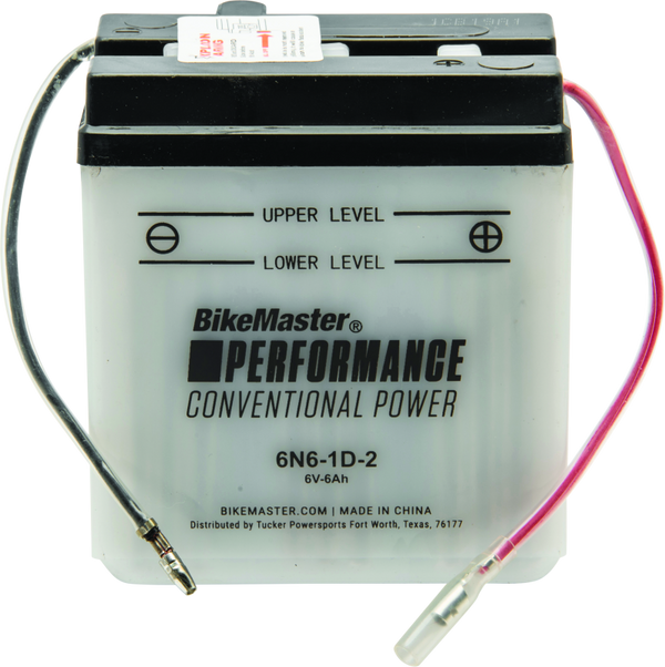 BikeMaster 6N6-1D-2 Motorcycle Battery for Kawasaki KE175, KM100 & KS125