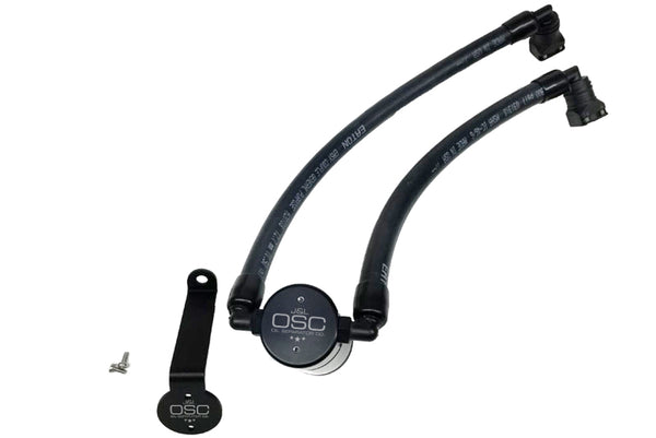 J&L Ford Edge Sport/ST 2015-2024 Passenger Side Oil Separator - Black Anodized, 3.0L