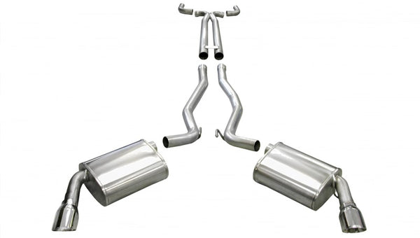 CORSA Cat-Back Exhaust System for 2010-2013 Chevrolet Camaro SS 6.2L V8 Convertible