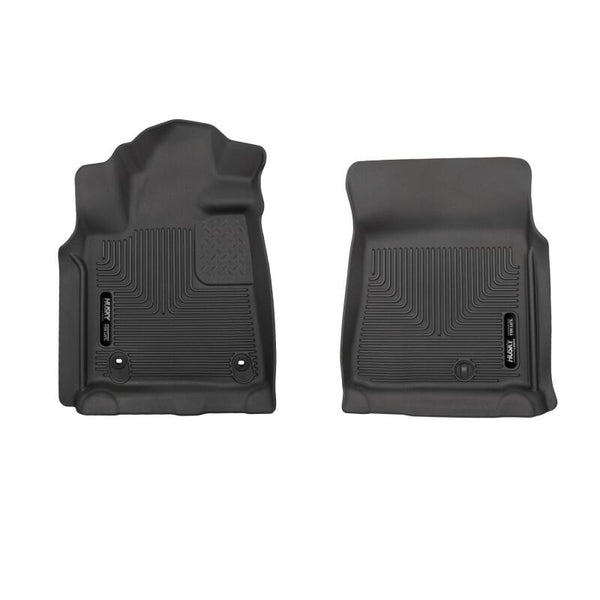 Husky Liners X-Act Contour Front Floor Liners for 12-14 Toyota Tundra Pickup (Crew/Ext/Std Cab) - Black