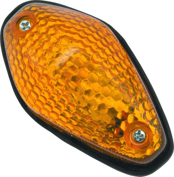 BikeMaster Universal Teardrop Amber Marker Light - Single Filament