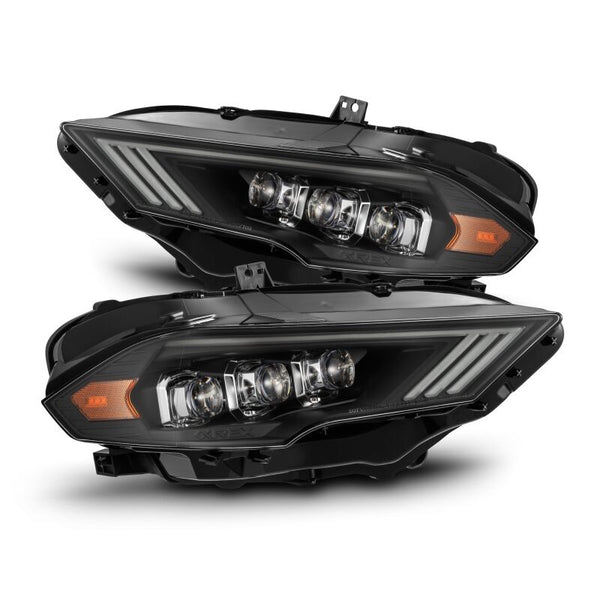 AlphaRex NOVA-Series LED Projector Headlights for 20182022 Ford Mustang - Black