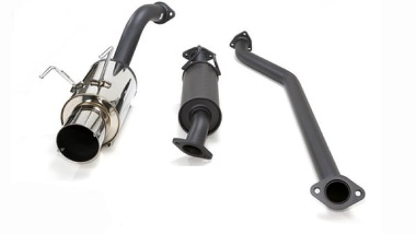 HKS Hi-Power Catback Muffler for 2002 Civic Si (SUS304 Stainless Steel)