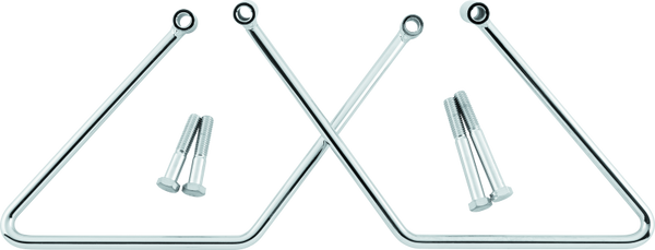 Bikers Choice Chrome Saddlebag Supports 00-05 FXST & 00-17 FLST