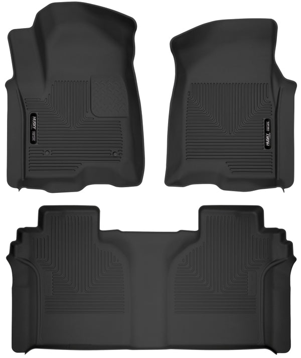 Husky Liners X-Act Contour Floor Liners for 2019-2023 Chevrolet Silverado 1500 CC