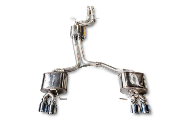 AWE Tuning Touring Edition Cat-Back Exhaust for Audi SQ5 8R - Quad Outlet, Chrome Tips