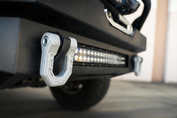 DV8 Offroad Elite Series D-Ring Shackles - Gray (Pair)