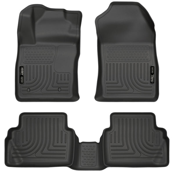 Husky Liners 2011-2012 Ford Fiesta WeatherBeater Black Floor Liners
