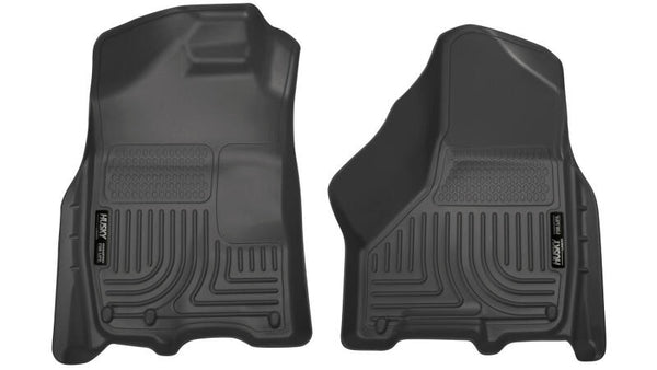 Husky Liners WeatherBeater Floor Liners for 2009-2010 Dodge Ram 1500/2500/3500 - Front Row - Black
