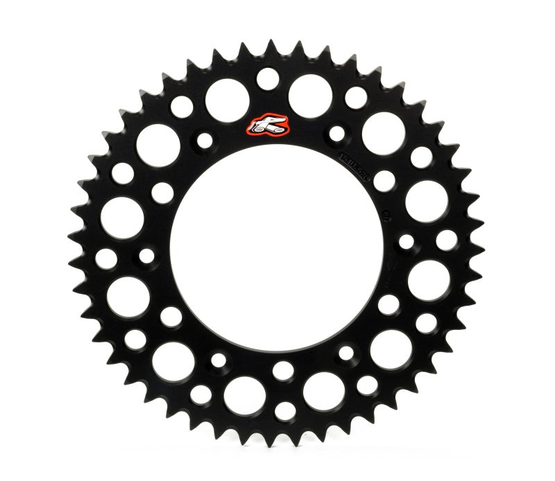 Renthal 2018/ 21-22 Kawasaki KLX450R Rear Grooved Sprocket - Black 520-52P Teeth