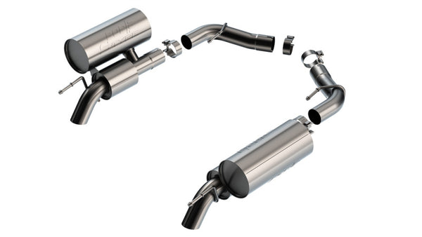 Borla Axleback Exhaust for 22-23 Jeep Grand Wagoneer 6.4L V8 - S-TYPE with Turndown Tips