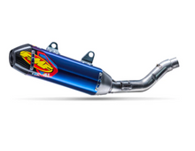 Load image into Gallery viewer, FMF Racing 2024 Triumph TF 250-X Factory 4.1 RCT Titanium Anodized SL (Slip-On) w/ Carbon Cap