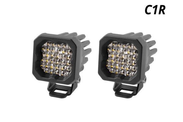 Diode Dynamics Stage Series C1R White Flood LED Pod (Pair)
