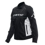 Dainese Air Frame 3 Tex Jacket Womens Black/White/White Size - 52