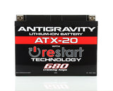 Antigravity YTX20 Lithium Battery w/Re-Start