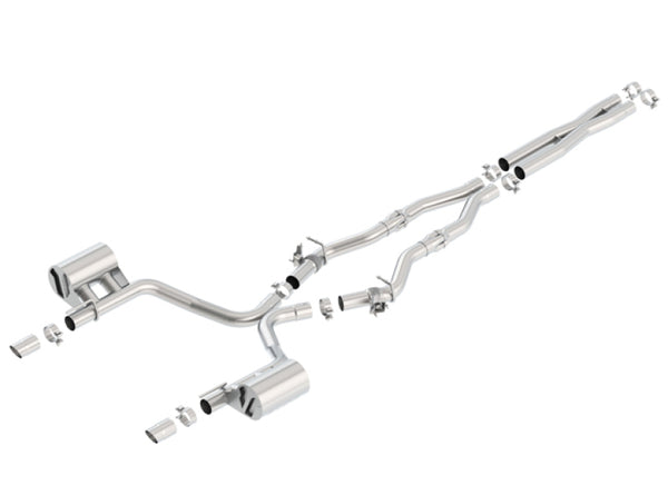Borla ATAK Catback Exhaust for 2017 Dodge Charger R/T 5.7L (Without Tips, MDS Valves Only)