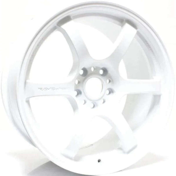Gram Lights 57DR 18x9.5 +38 5x114.3 Ceramic Pearl Wheel