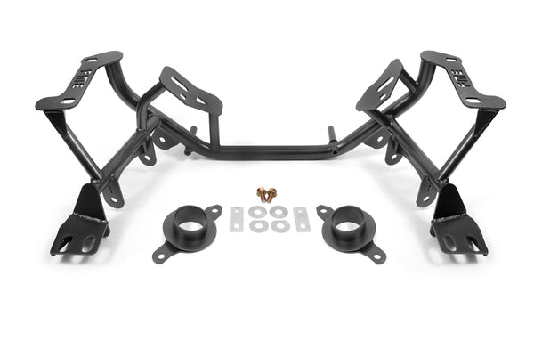BMR K-Member for 96-04 Ford Mustang - Standard Version with Spring Perches, Black Hammertone