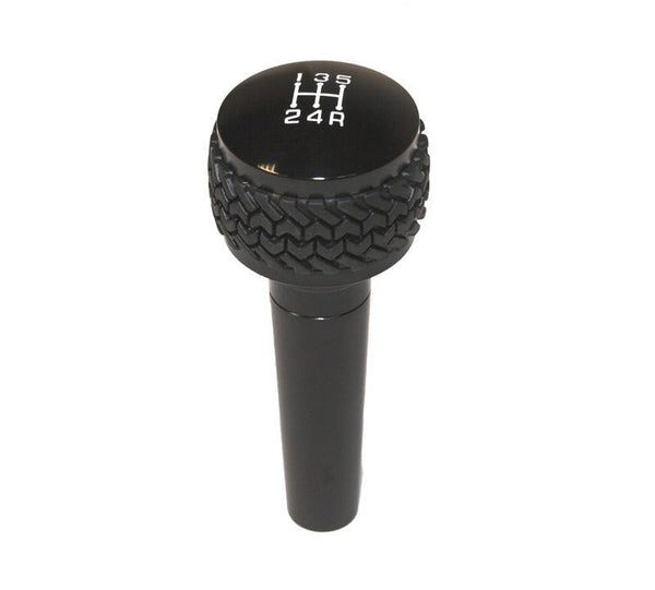 DV8 Offroad Shift Knob and Lever for 1997-2006 Jeep TJ 5-Speed - Black