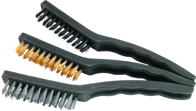 BikeMaster 3-pc Nylon/Wire Brush Set