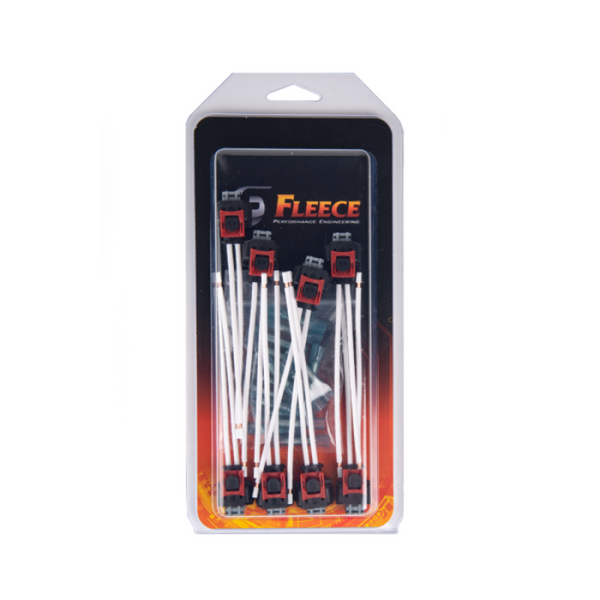 Fleece Performance GM 2500/3500 Duramax Fuel Injector Connector Pigtails (8 Pack) 2017-2022