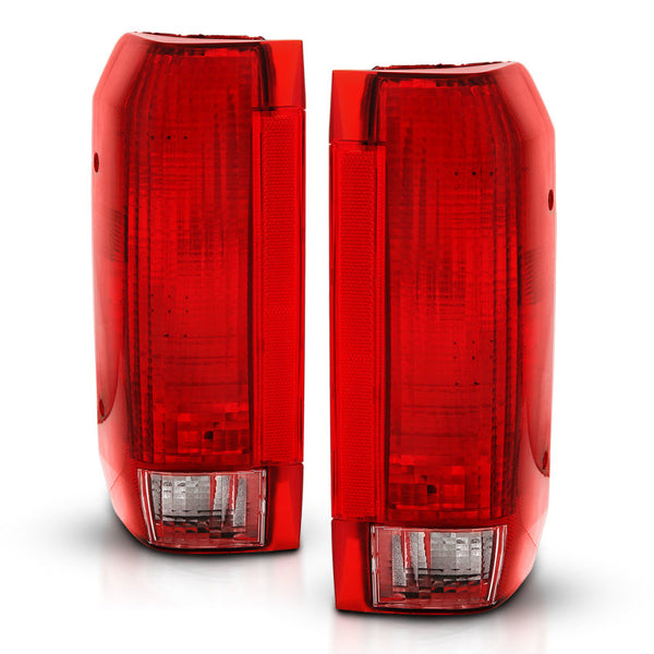 ANZO Red/Clear Tail Light OE Replacement  Ford Bronco 19921996