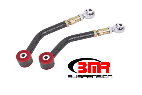 BMR Suspension 08-17 Dodge Challenger Upper Control Arms with On-Car Adjustable Rod Ends - Black Hammertone
