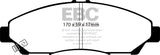 EBC 14+ Acura RLX 3.5 Hybrid Redstuff Front Brake Pads