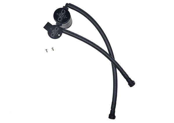 J&L Oil Separator for 2014-2019 Chevrolet Corvette LT1 6.2L - Black Anodized