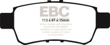 EBC 05-10 Honda Odyssey 3.5 Yellowstuff Rear Brake Pads