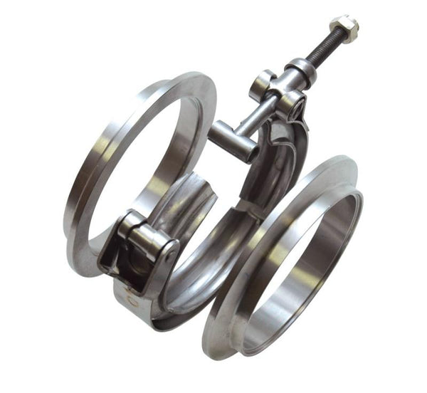 Vibrant Stainless Steel V-Band Flange for 1.75in O.D. Tubing - Male