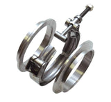 Vibrant Stainless Steel V-Band Flange for 2.25in O.D. Tubing - Male